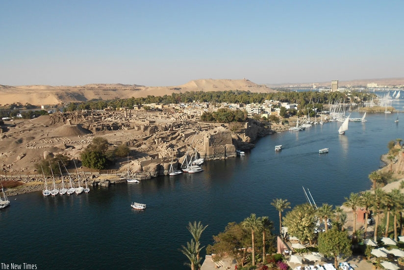 An aerial view of the Nile River. (Internet photo)