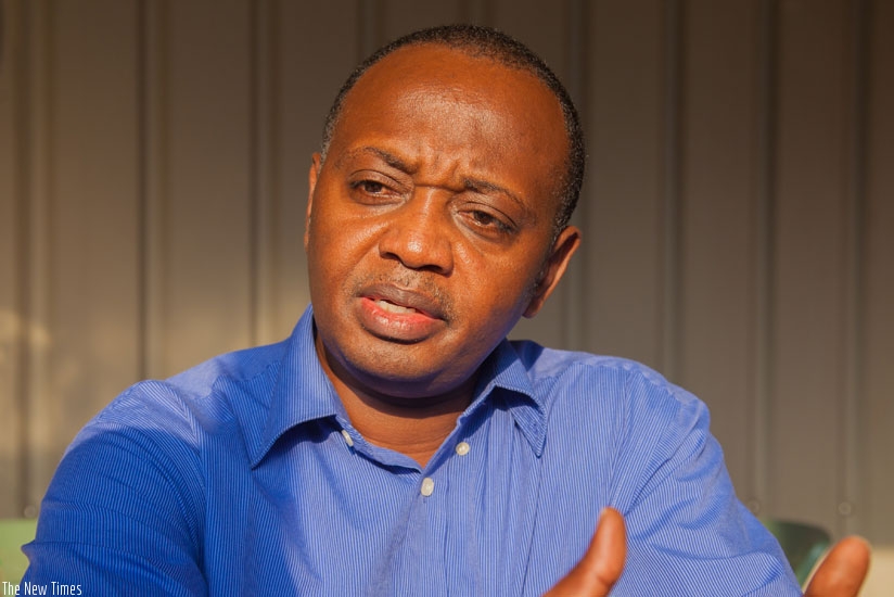 Ngongo during the interview. (Faustin Niyigena)