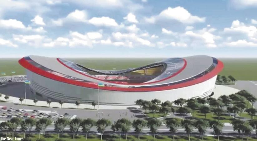 The architectural design of Rwanda Olympic Stadium at Gahanga in Kicukiro District. (Net photo)