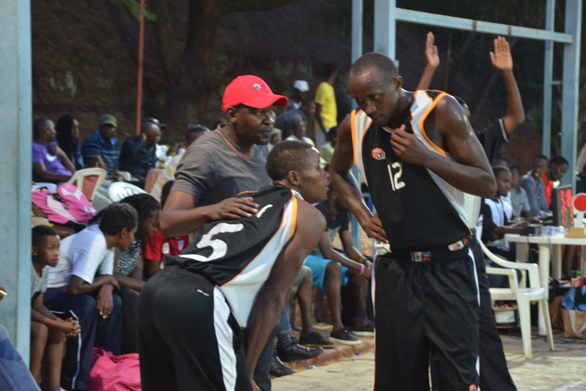 Owuor (in cap) said he was not impressed with his team's performance following a 72-71 win over UGB. (File)