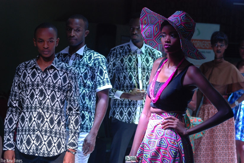 African print featured most during the fashion show. (Stephen Kalimba)
