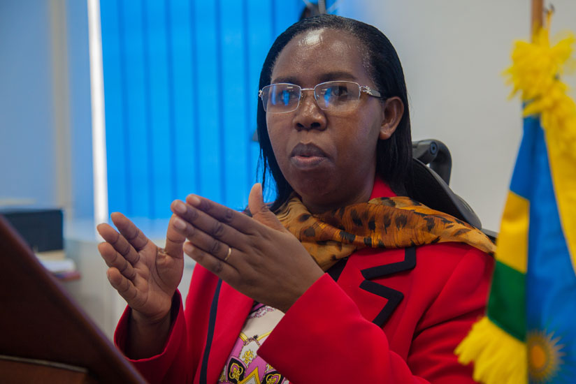 Aloysie Cyanzayire, 52, former chief justice, is the Rwanda's first female chief ombudsman since 2013. (Faustin Niyigena)