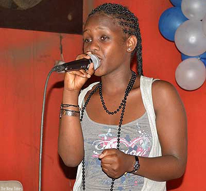 Grace Gaga Gisubizo was the winner of a talent search held at Planet Club in Kimihurura in 2013. (File)
