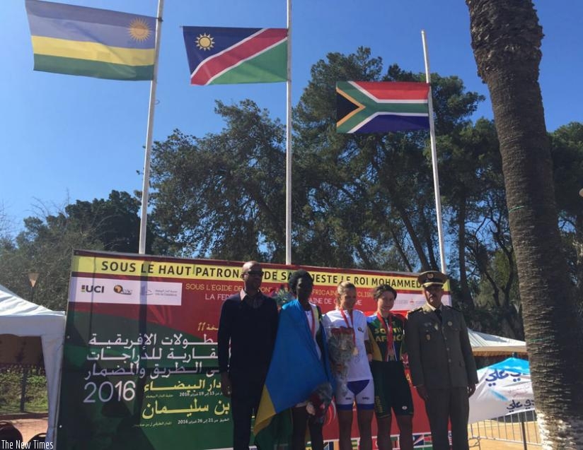 Jeanne d'Arc Girubuntu came second in Casablanca