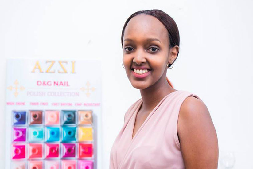 It is good to have dreams and aspirations but at the end of the day, you have to work very hard, says Azzi Cosmetics Ltd founder, Ange Ingabire. (Courtesy)