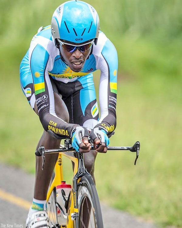 Ndayisenga clocked 53 minutes, 59 seconds and 43 microseconds to claim gold in Morocco yesterday. (File)