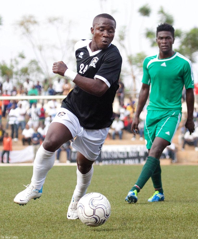 Michel Ndahinduka will lead APR's hunt for goals against Mbabane Swallows on Saturday. The Swazi side lead 1-0 from the first leg. (Timothy Kisambira)