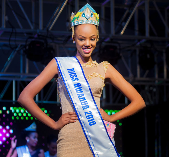Jolly Mutesi becomes the sixth girl to be crowned Miss Rwanda. (Faustin Niyigena)
