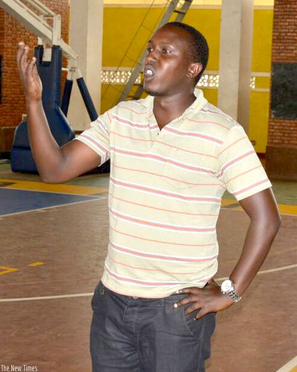 At 26-years old, Bineza is the youngest head coach in the local league. (R. Bishumba)