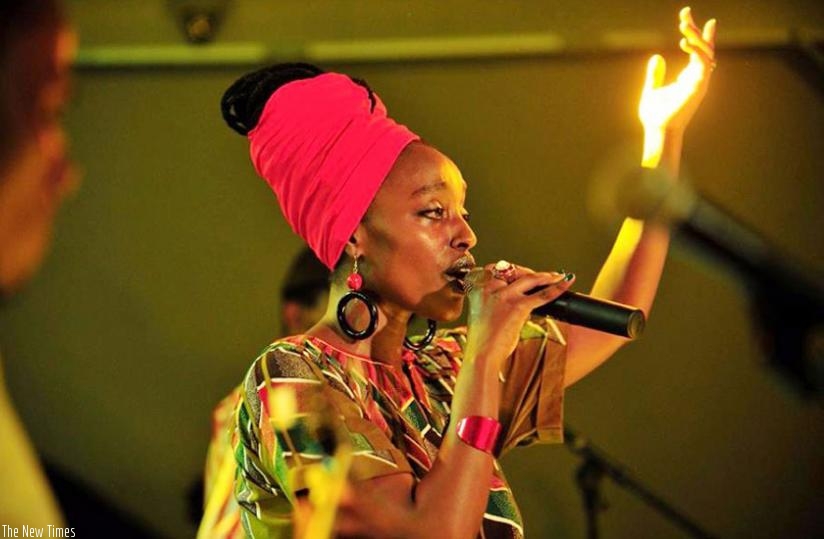 Miss Shanel performs on stage. (Courtesy photo)