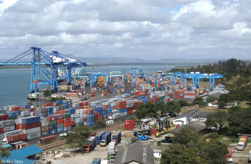 The Mombasa Container Terminal. Truckers decry high taxes on right hand drive trailer containers. (File)