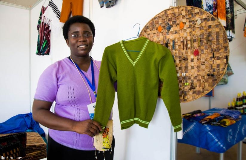 Madamazera says knitting is a highly competitive business that requires a lot in terms of machinery, skills, time and innovation. (Teddy Kamanzi)