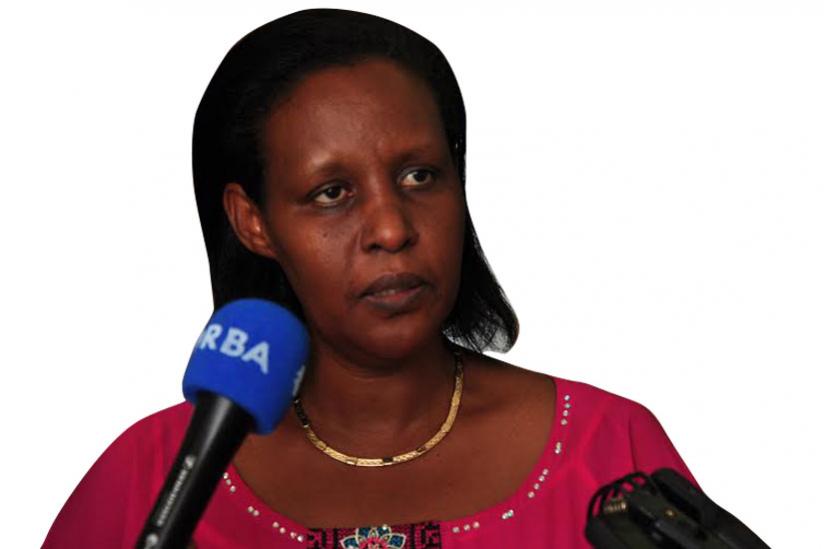 Oda Gasinzigwa, Minister of Gender andrnFamily Promotion.
