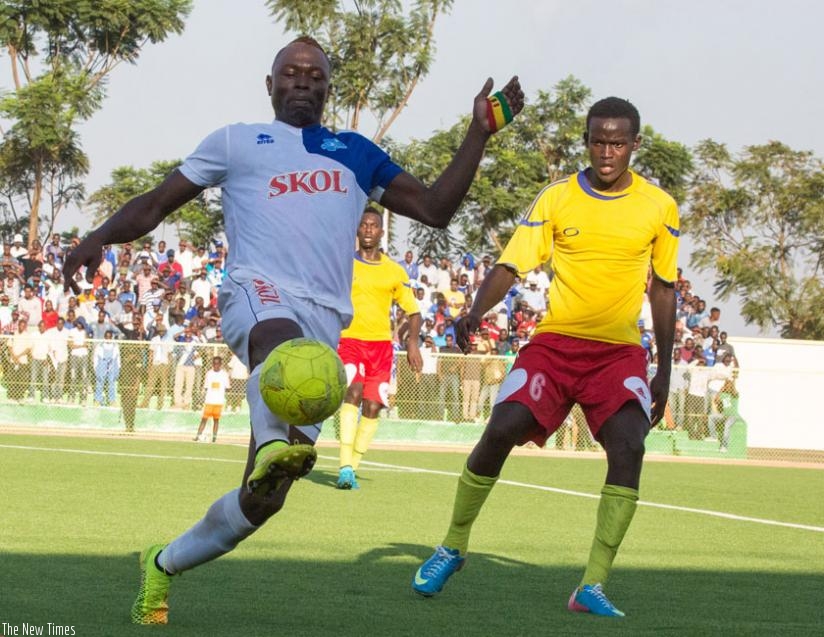 Rayon Sports' Malian striker Ismaila Diarra has taken little time to settle in the local league. (T. Kisambira)