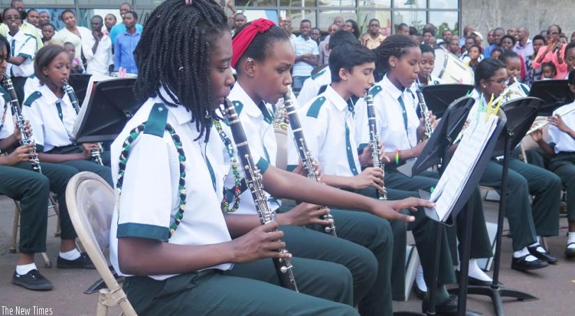 Students of Green Hills Academy put up an impressive performance. (Stephen Kalimba)