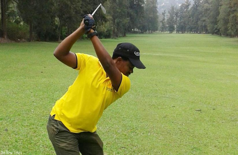 After nine years as an amateur, Jules Mutesa Dusabe has become the fifth Rwandan golfer to turn professional. (Courtesy)