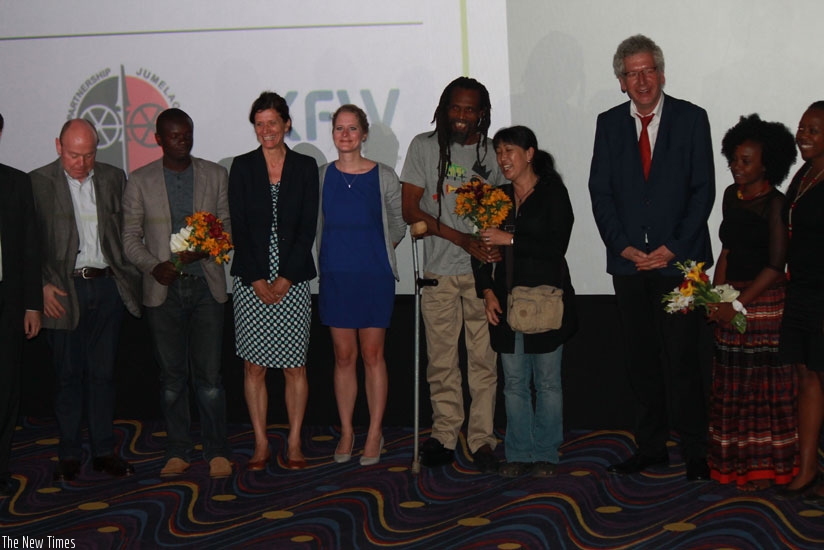 Group photo with partners after the gala. (Moses Opobo)