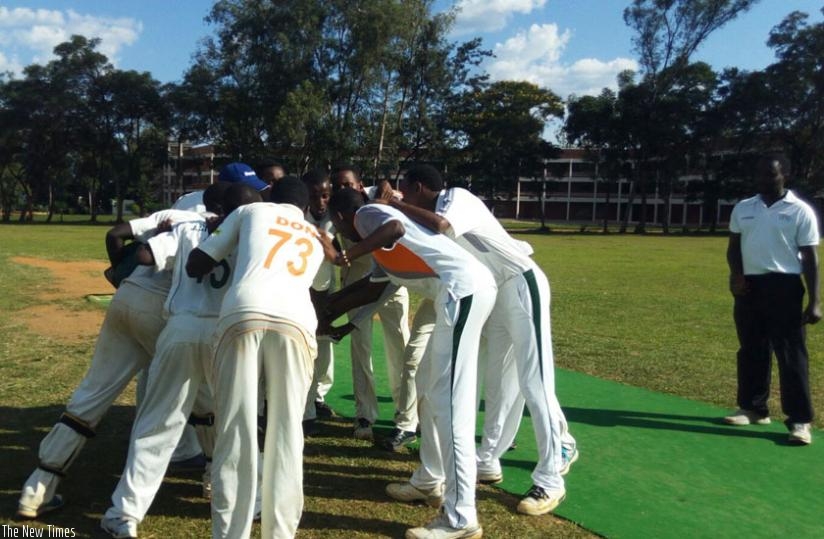 Right Guards players before the game on Sunday. (Courtesy)