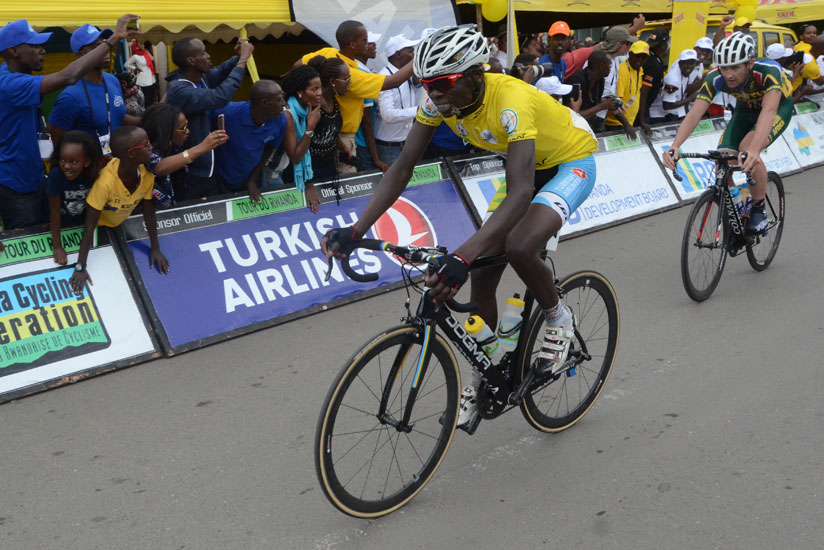 Nsengimana, who led the 2015 Tour du Rwnda from start to finish, claimed Stage 5 in Tour du Cameroun, riding for Team Bike Aid. (File)