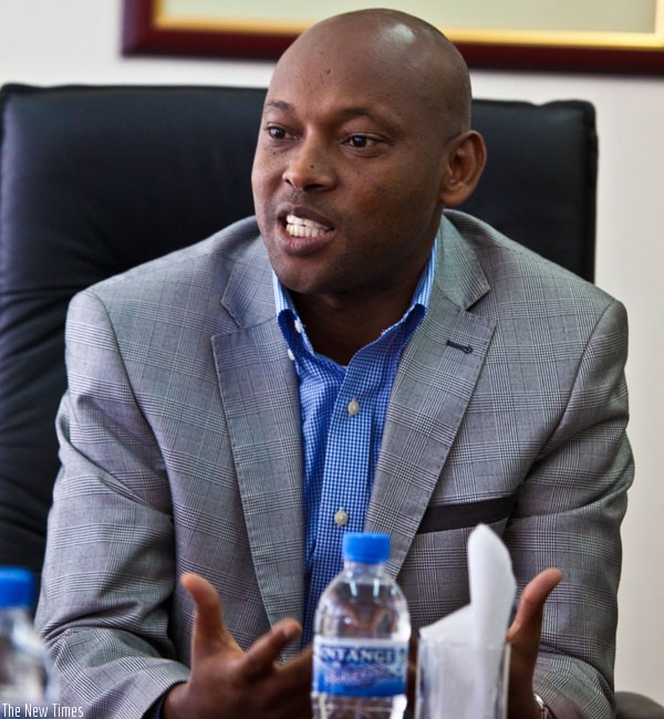 Equity Bank Rwanda's new boss, Hannington Namara. (Timothy Kisambira)