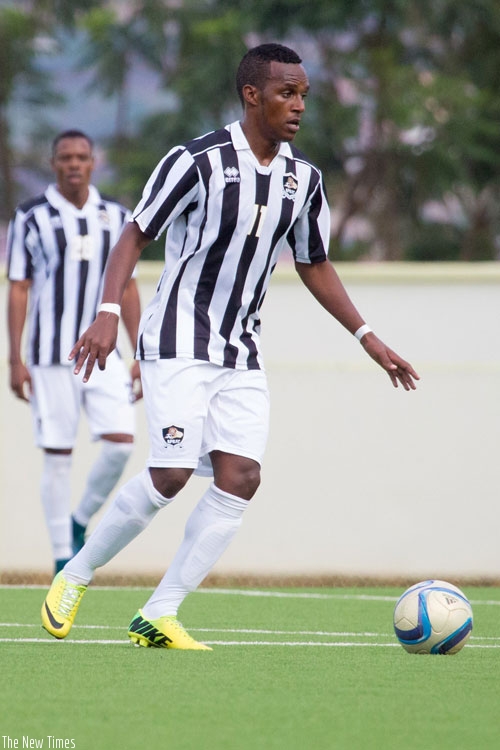 Patrick Sibomana scored for APR in the 2-1 home defeat against Yanga last Saturday. (T. Kisambira)