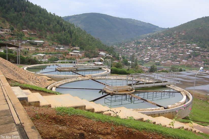 A view of Kimisagara water treatment plant in Kigali. (File)