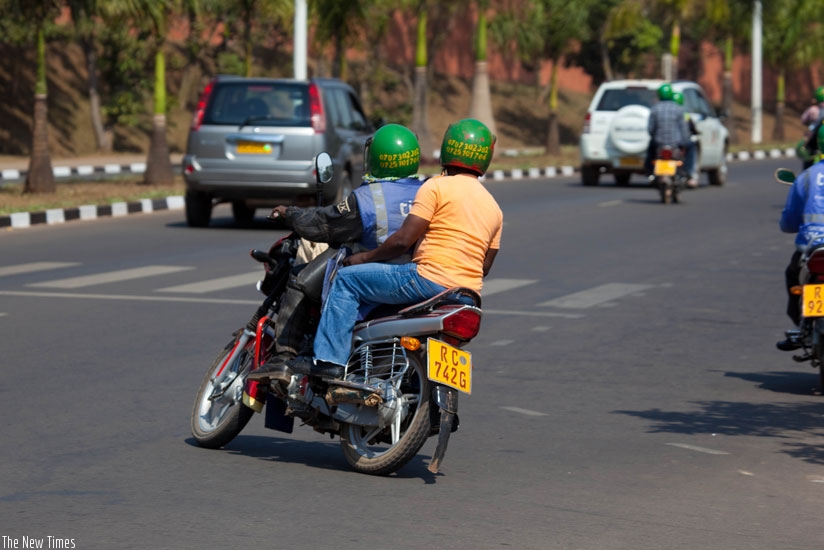 Most motorists on Kigali streets are said to violate rules on zebra crossing. (File)