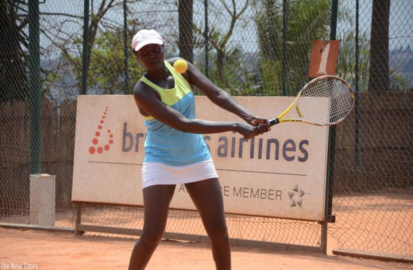 Megane Ingabire will be the top seed in the 'professional' category. (S. Ngendahimana)