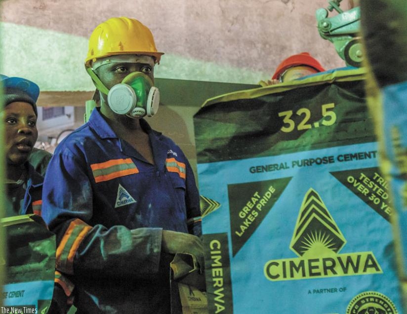 Cimerwa cement is struggling to compete with cement imported from the region. (File)
