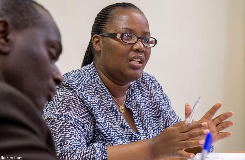 Mukeshimana explains how Rwanda will implement Compact2025. (Doreen Umutesi)