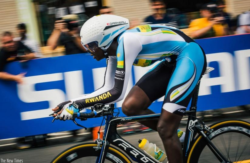 Jeanne D'Arc Girubuntu is the first Rwanda female to train at UCI Centre. (Courtesy)