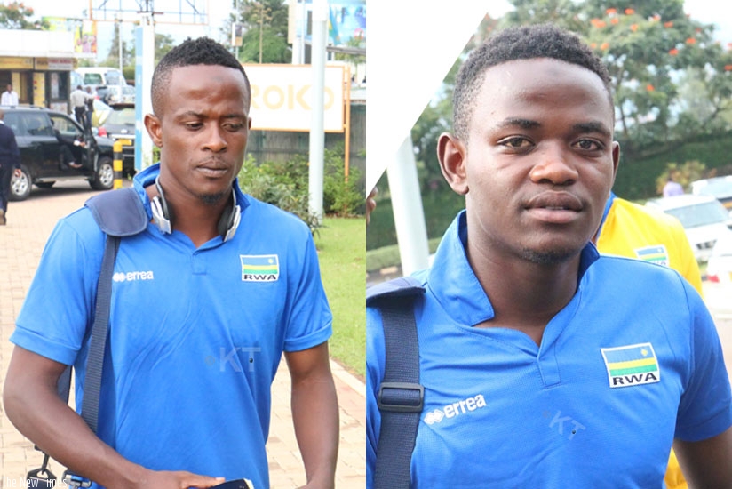 Haruna Niyonzima (left) could play in the team with his young brother Muhajri (right). (Courtesy)