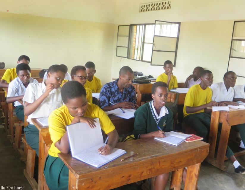 Secondary school students in class. (File)