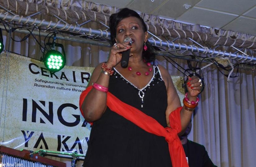 Cecile Kariyebwa is regarded by most as the guardian of Rwandan cultural music. (Julius Bizimungu)