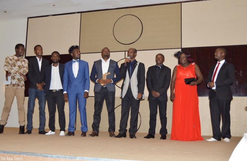 'Seburikoko' team won the 'Best Series Award'. (Julius Bizimungu)
