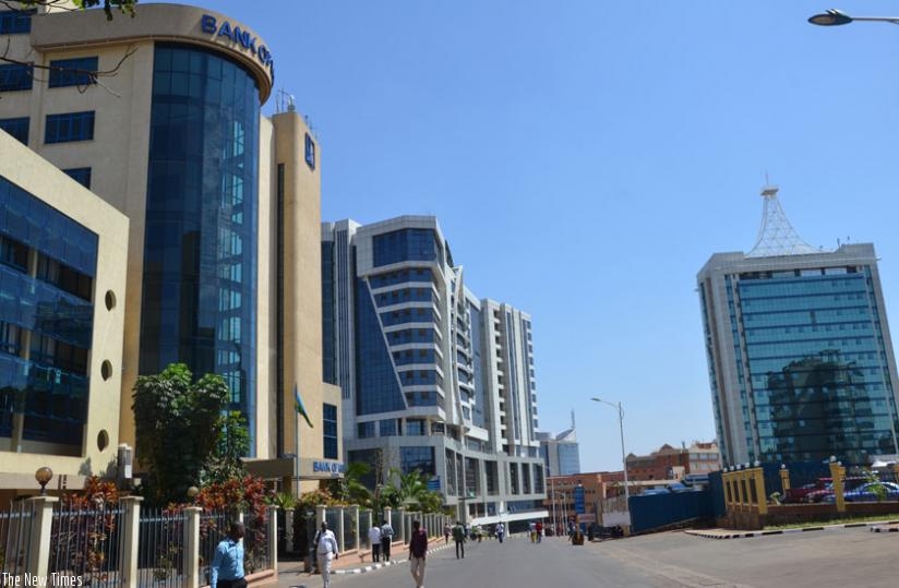 A view of the Kigali car-free zone, one of the streets in the city centre. (File)