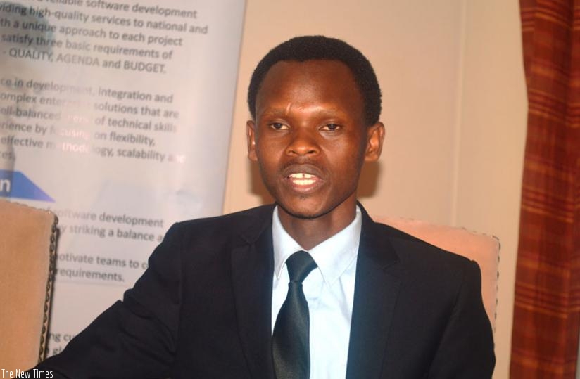 Rutagengwa advises innovative Rwandans to partner with investors to help them implement their ideas. (Julius Bizimungu)