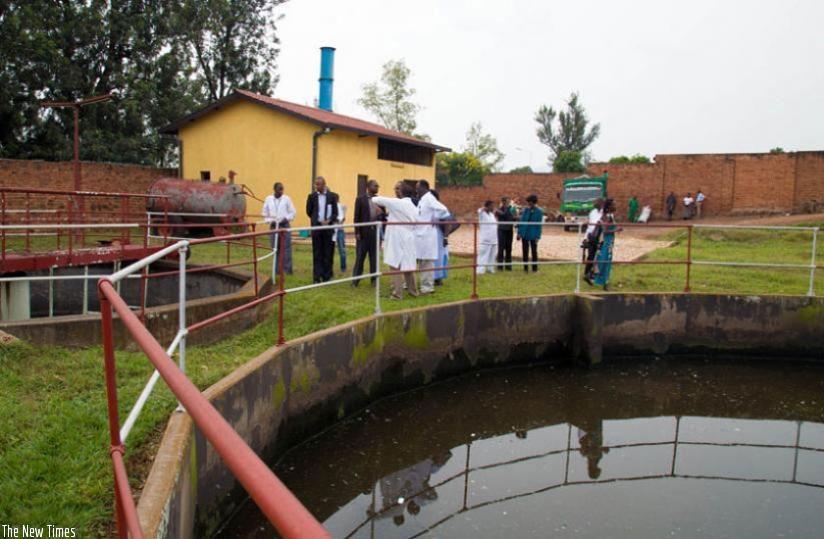 Sewers at the University Teaching Hospital of Kigali (CHUK). (File)