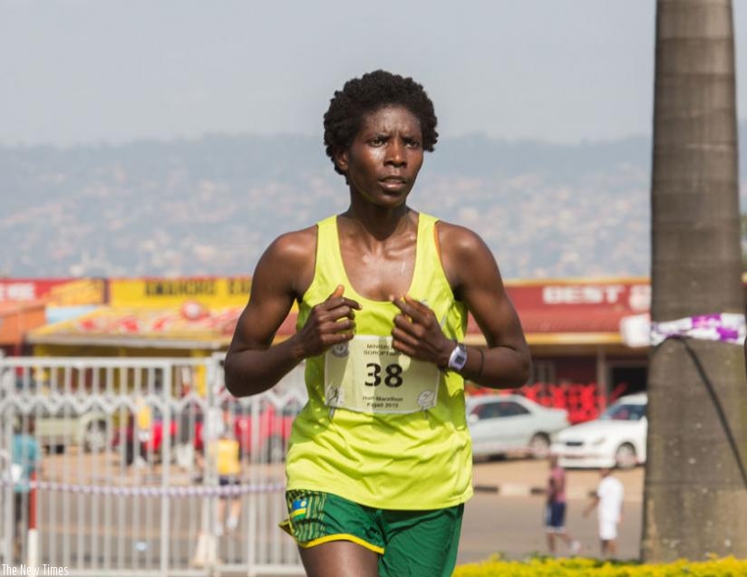 Claudette Mukasakindi competed in the marathon at the 2012 London Olympics. (File)