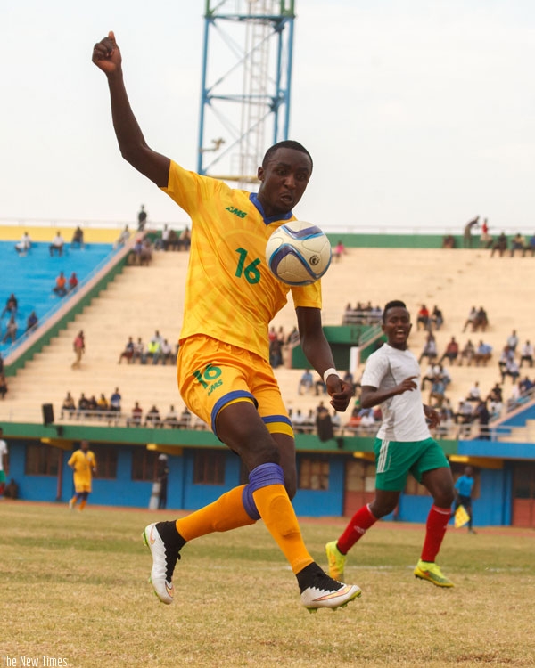Ernest Sugira is hoping to leave AS Kigali on a high at the end of the season. (File)