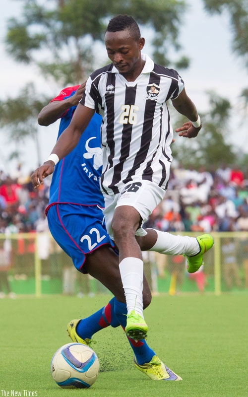 Young striker Issa Bigirimana is APR's top scorer with 3 goals in the league this season. (T. Kisambira)