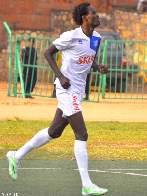 Ugandan-born striker Davis Kasirye scored twice as Rayon Sport beat Marines 3-0 to go top of the league table. (File)