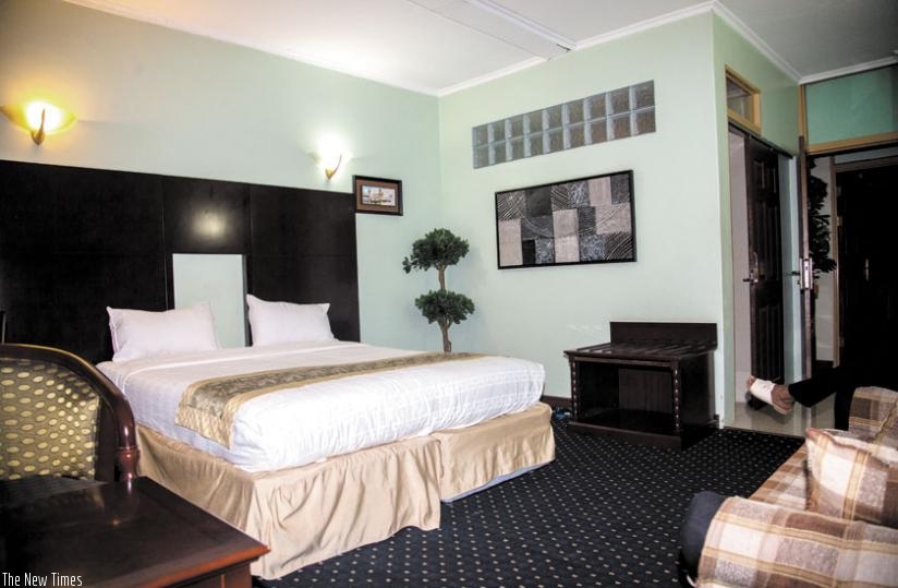 A room in a city hotel. Hotel operators have less than a month to make final preparations for the African edition of the World Economic Forum due May to 11-13. (Faustin Niyigena)