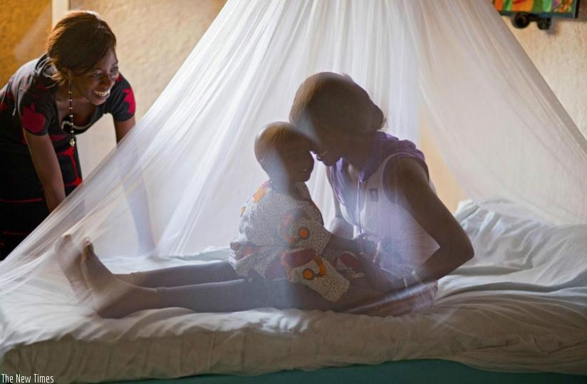 Proper use of mosquito nets is effective in preventing malaria. (Net photo)