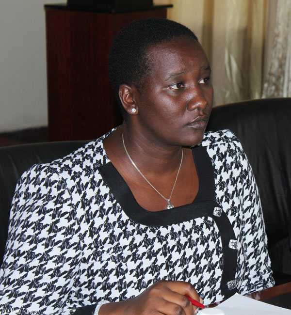 Minister Julienne Uwacu urged all national sports federations should shift focus to grassroots and youth development program. (J. Muhinde)
