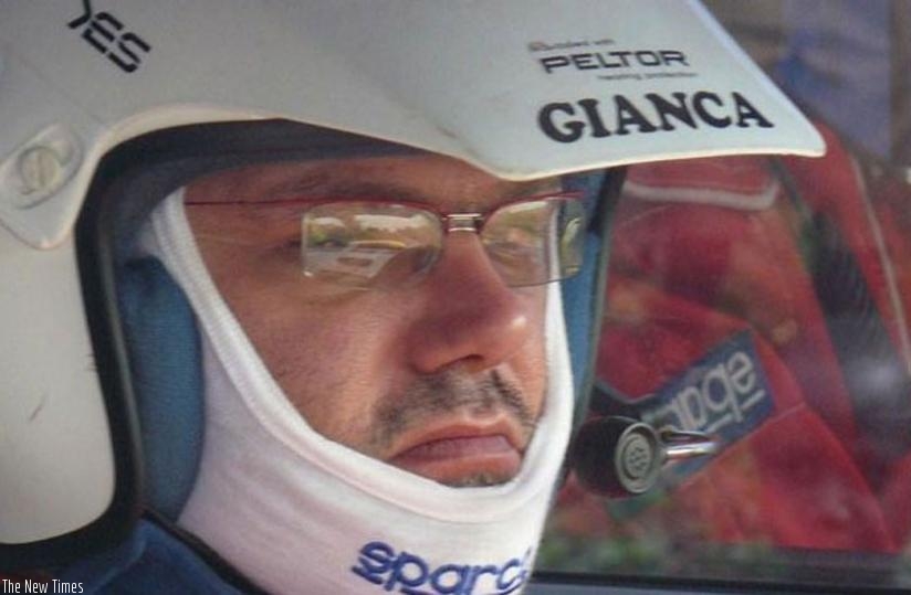 Reigning national rally champion Giancarlo Davite. (File)