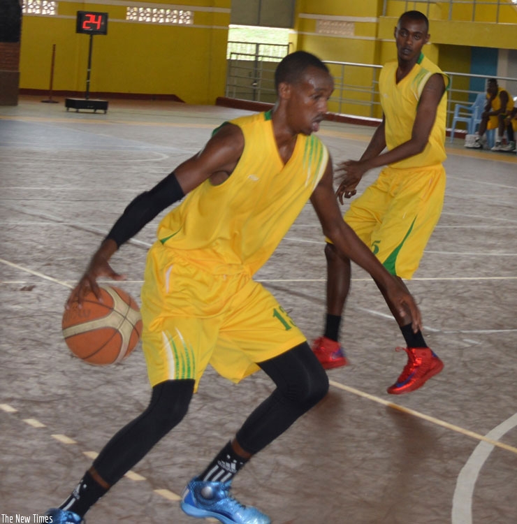 IPRC-South captain Bienvenue Niyonsaba will be hoping to lead the Huye-based club to their first league title. (File)