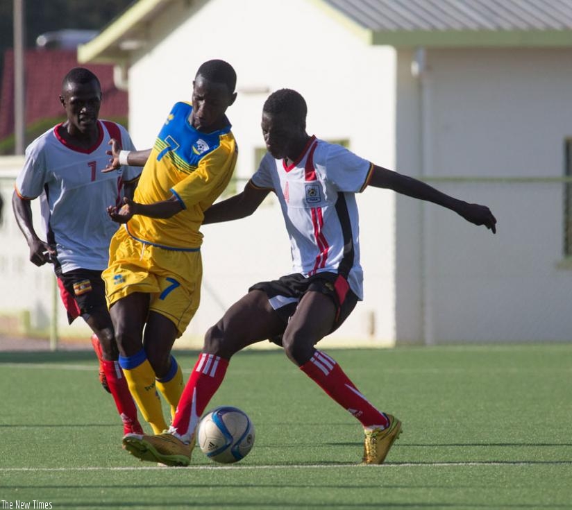 Yamin Salum, the younger brother to Amavubi left back Abouba Sibomana and full back Fitina Ombalenga, played key role in first leg which ended 1-1. (T. Kisambira)