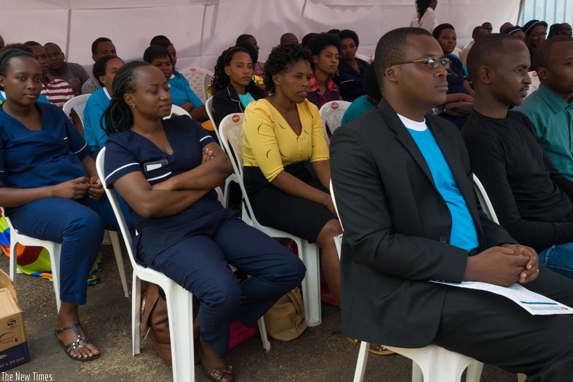 Some of the participants follow proceedings at the event. (Teddy Kamanzi)