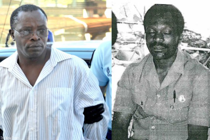 Ngenzi (L) and Barahira go on trial today in Paris. (Net photo)